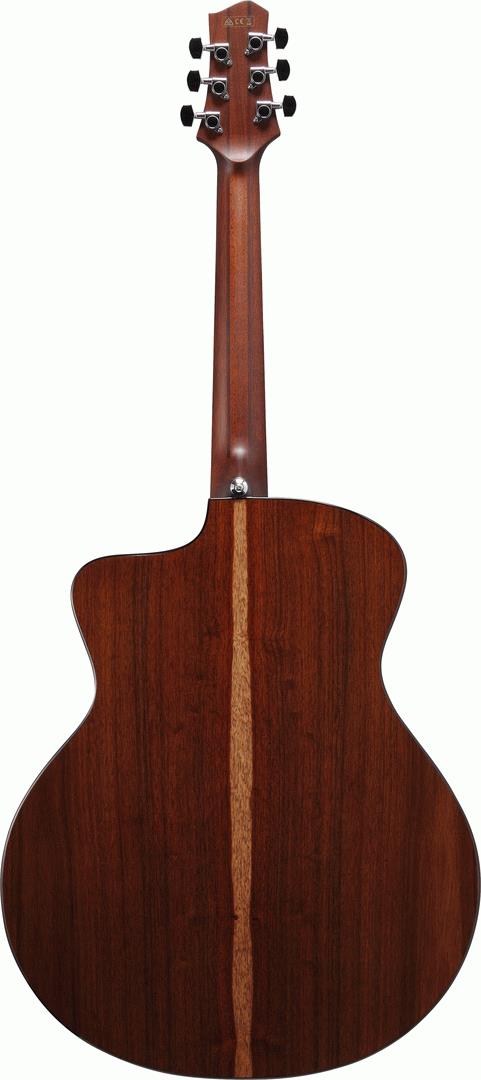 Ibanez JGM10 Jon Gomm Acoustic Guitar - Black Satin Top Gloss Natural Back and Sides