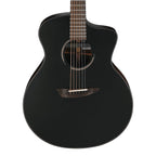 Ibanez JGM10 Jon Gomm Acoustic Guitar - Black Satin Top Gloss Natural Back and Sides