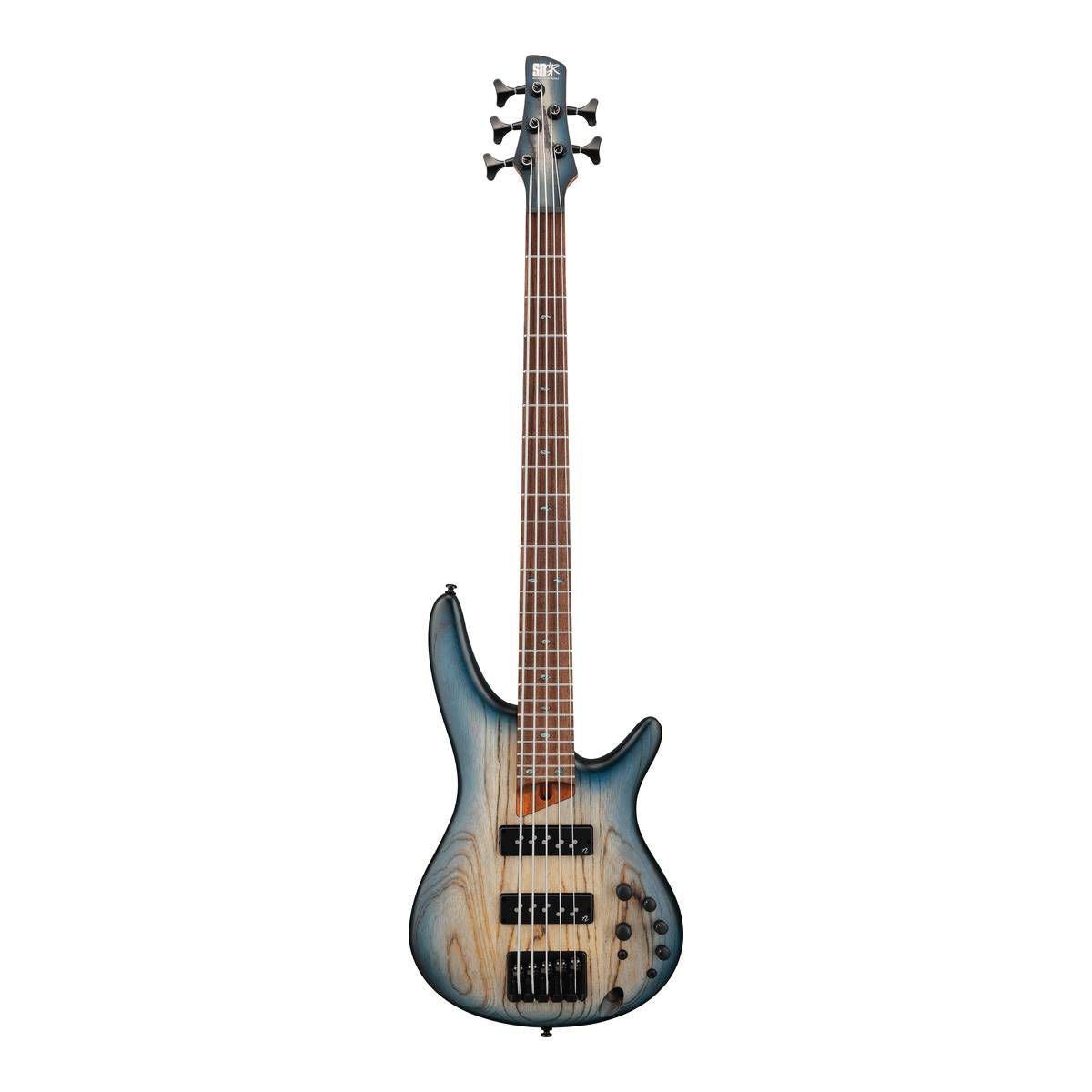 Ibanez SR Standard SR605E 5-String Bass Guitar - Cosmic Blue Starburst Flat