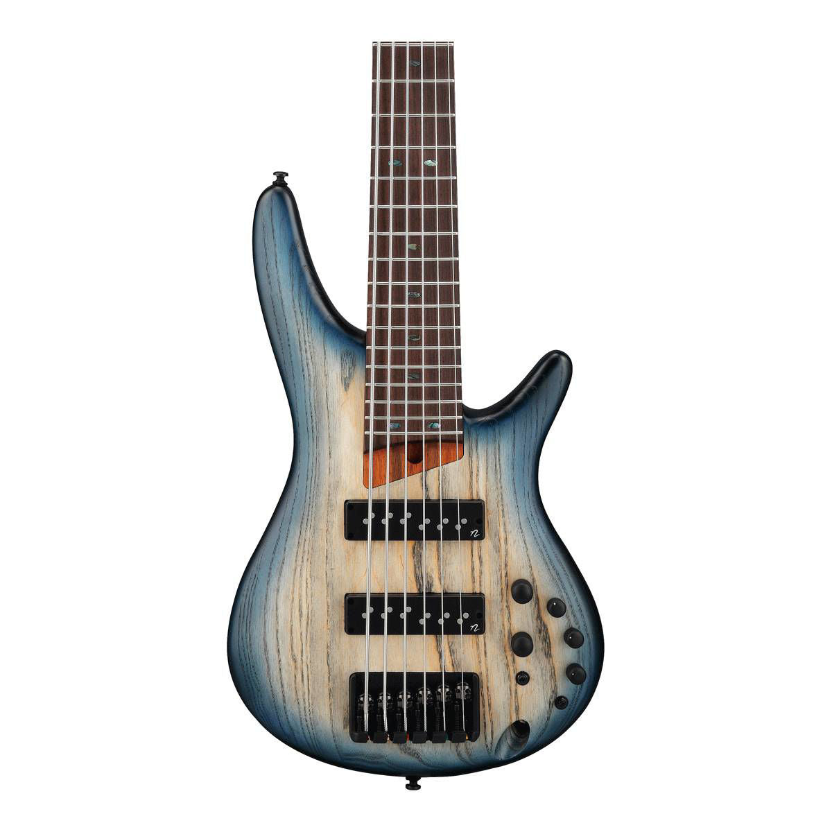 Ibanez SR Standard SR606E 6-String Bass Guitar - Cosmic Blue Starburst Flat