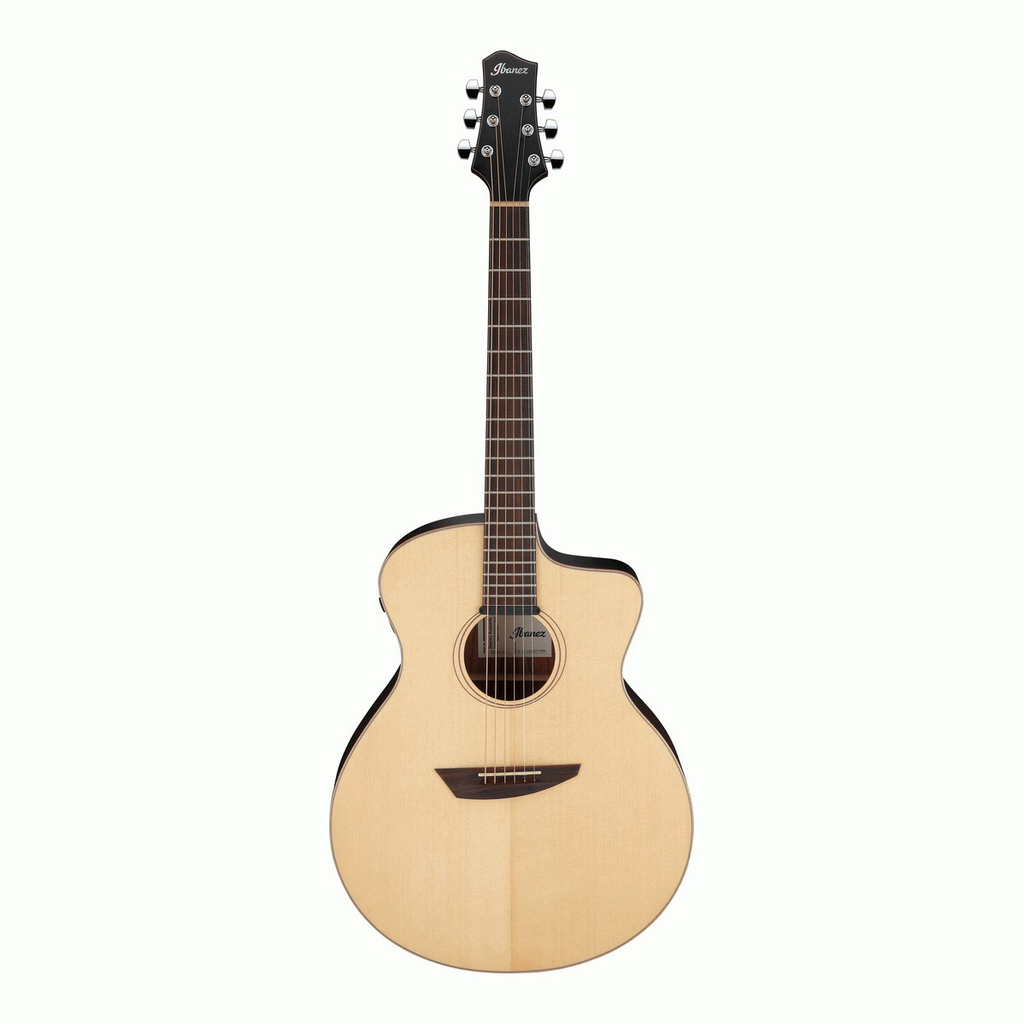 Ibanez PA300E Acoustic Guitar in Natural Low Gloss with Satin Top