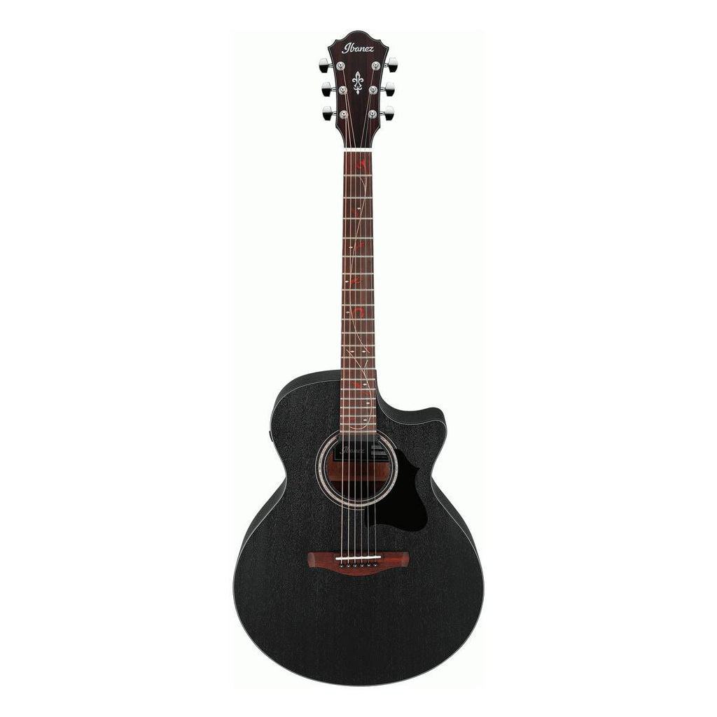 Ibanez AE295 Acoustic Guitar in Weathered Black Open Pore