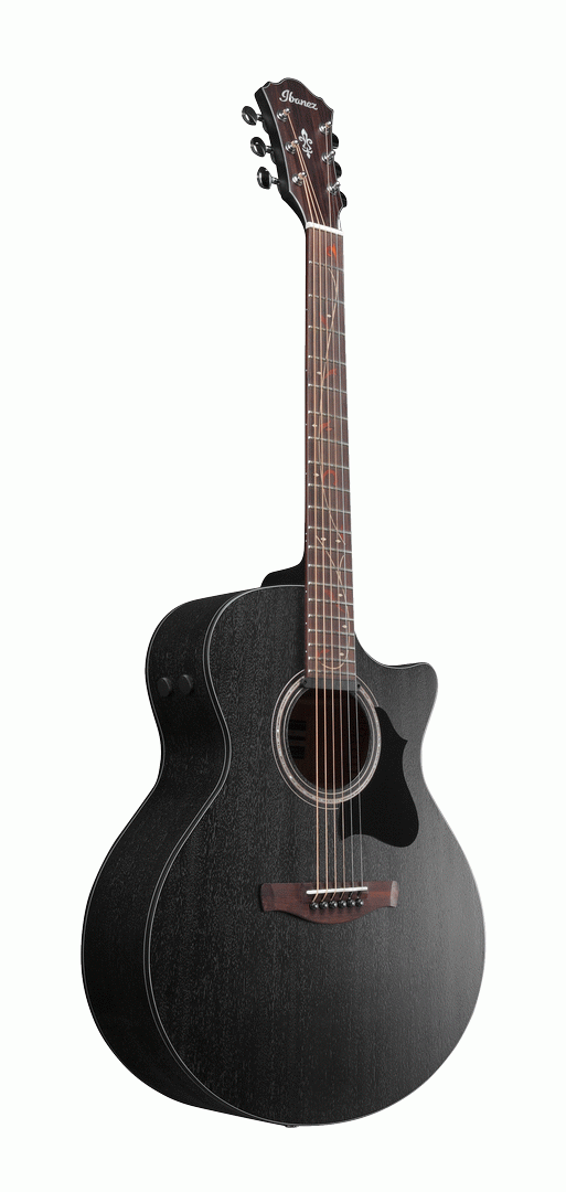 Ibanez AE295 Acoustic Guitar in Weathered Black Open Pore