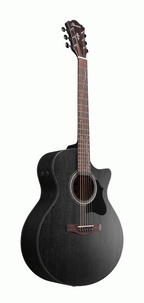 Ibanez AE295 Acoustic Guitar in Weathered Black Open Pore