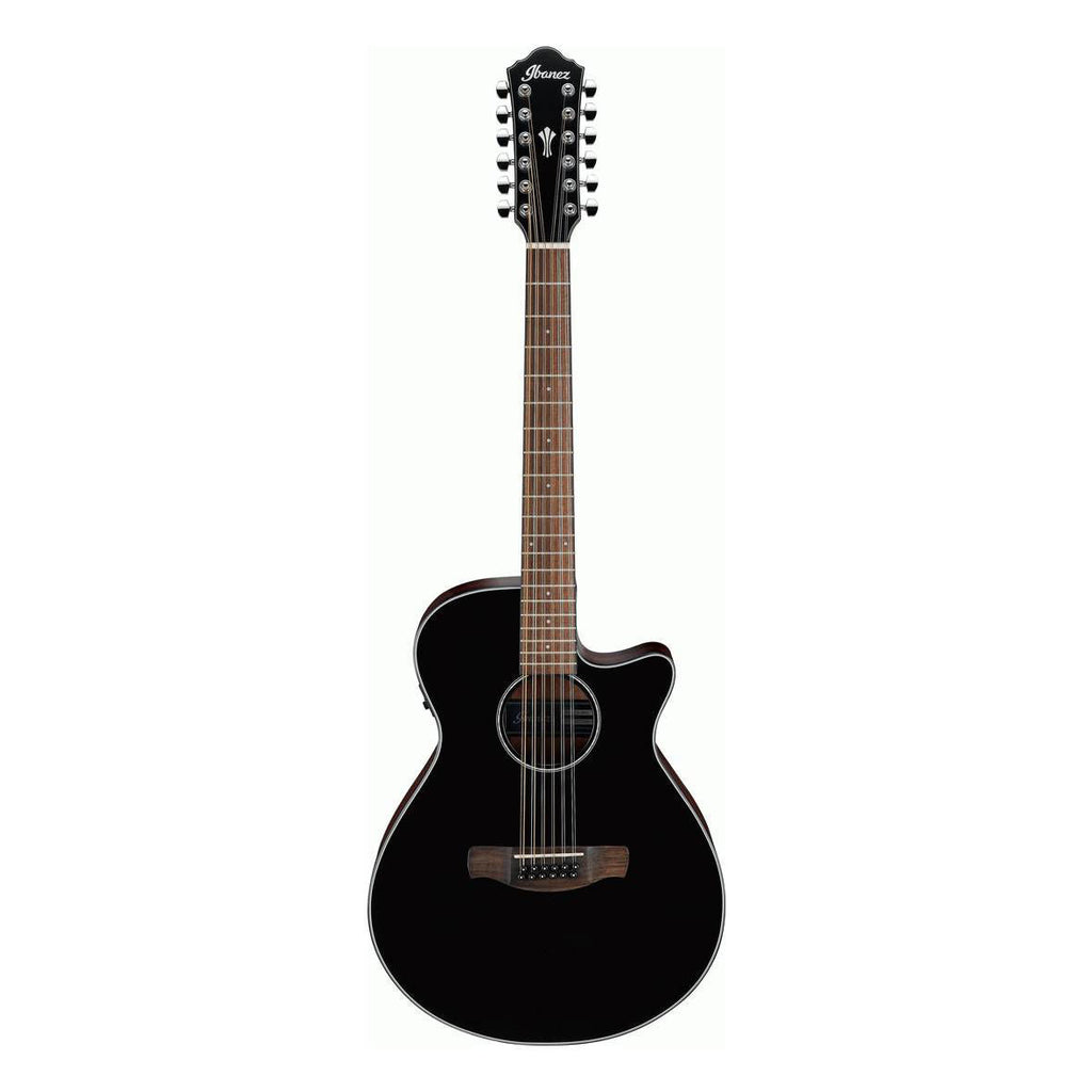 Ibanez AEG5012 Acoustic Guitar in Black High Gloss