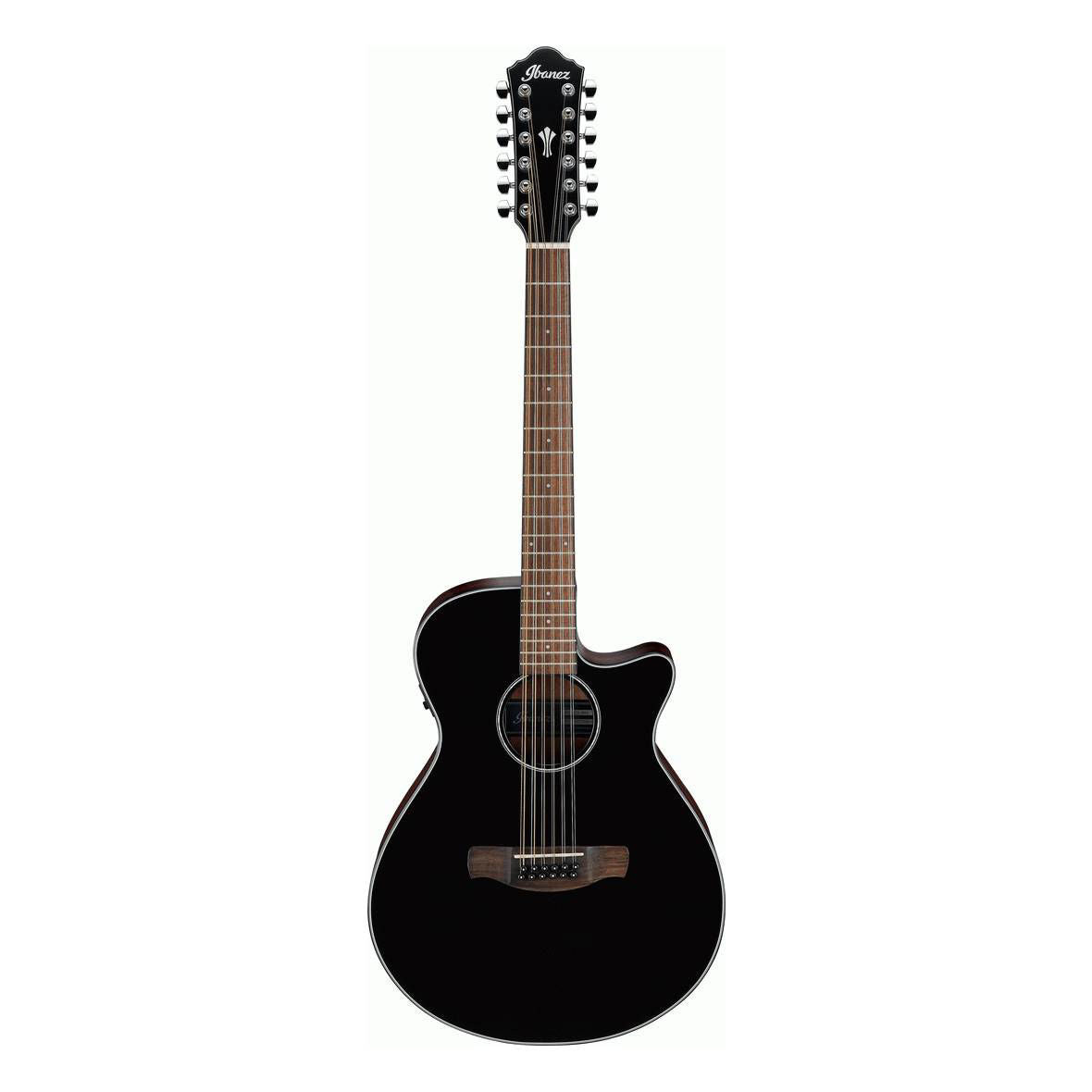 Ibanez AEG5012 Acoustic Guitar in Black High Gloss