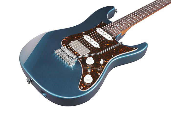 Ibanez AZ2204N PBM Prestige Electric Guitar with Case - Prussian Blue Metallic