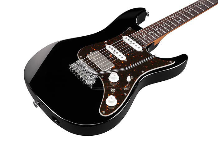 Ibanez AZ2204N BK Prestige Electric Guitar with Case - Black
