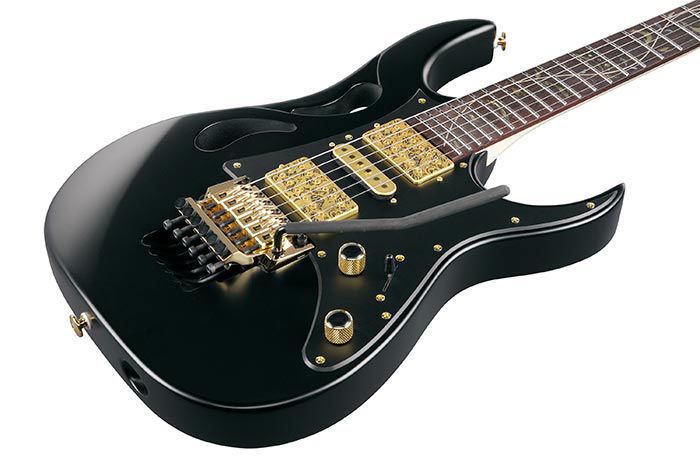 Ibanez PIA3761 Steve Vai Signature Electric Guitar in Black Flat