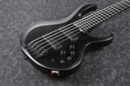 Ibanez BTB625EX Iron Label 5-String Electric Bass Guitar in Black Flat