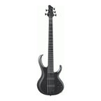 Ibanez BTB625EX Iron Label 5-String Electric Bass Guitar in Black Flat