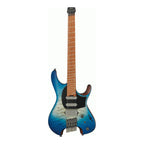 Ibanez Q Series QX54QM Premium Electric Guitar in Matte Blue Sphere Burst