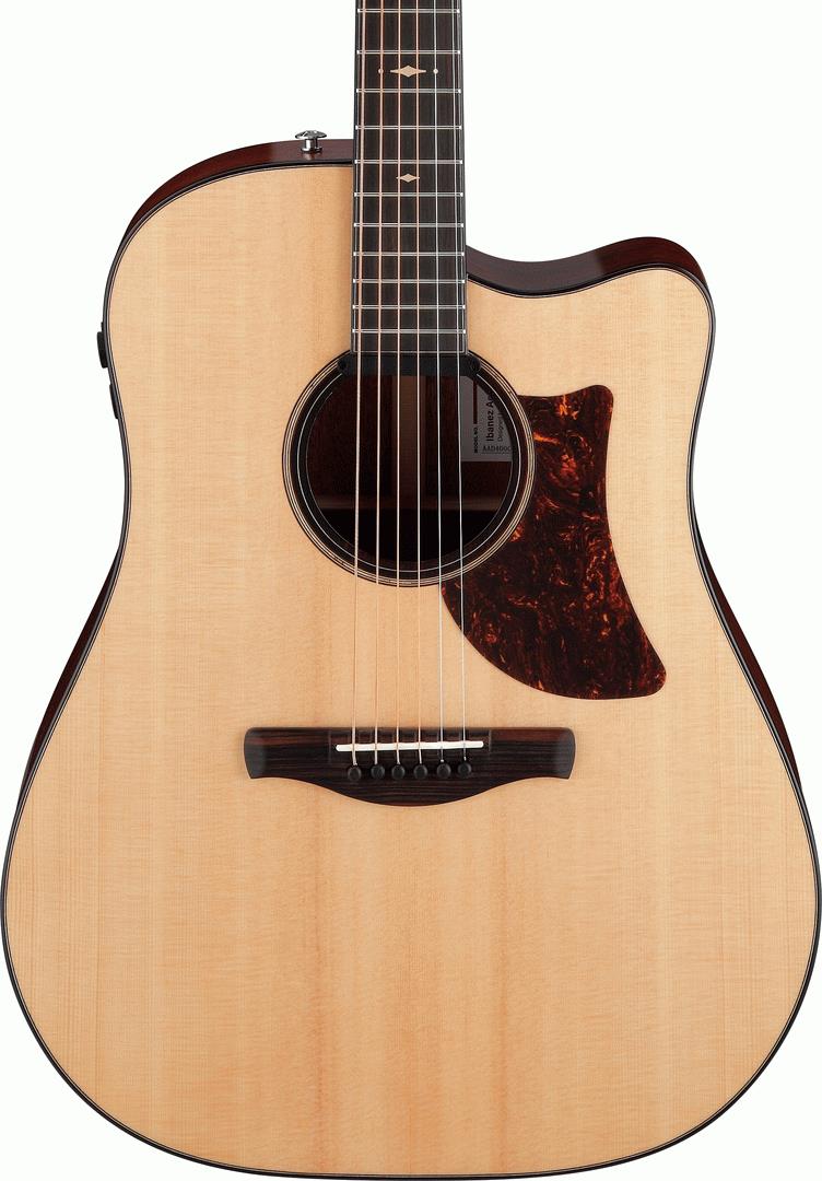 Ibanez AAD400CE LGS Platinum Series Acoustic Guitar  - Natural Low Gloss
