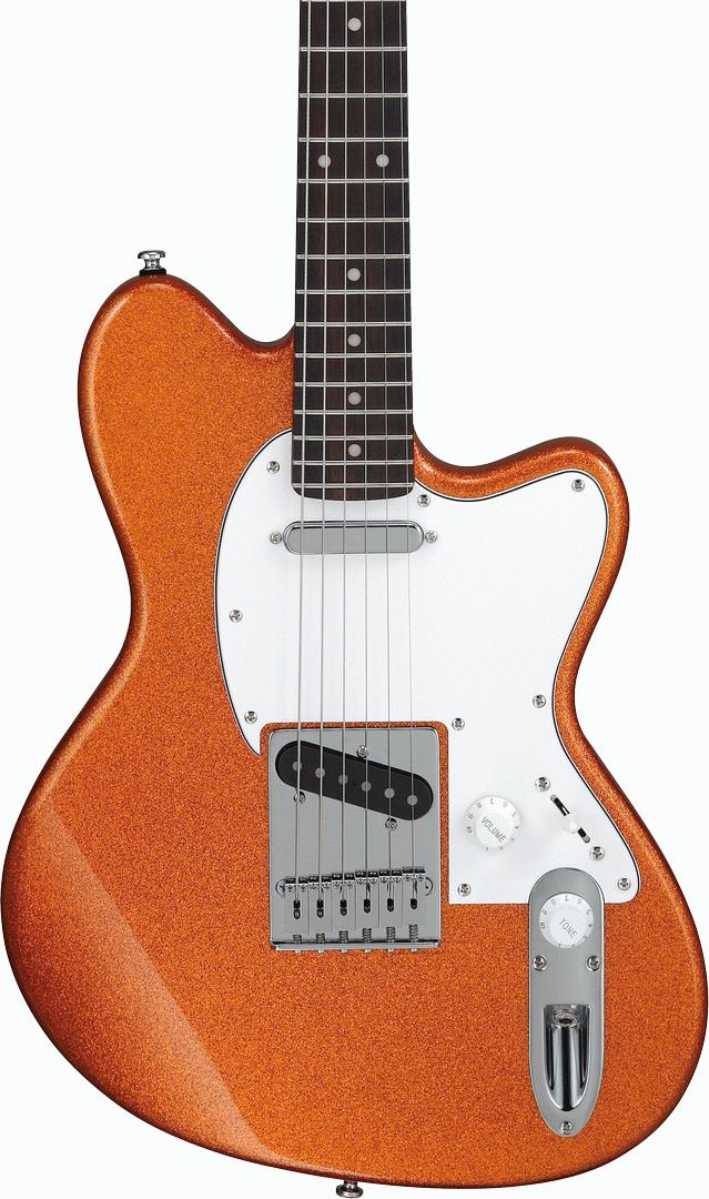Ibanez YY20 OCS Yvette Young Electric Guitar - Orange Cream Sparkle