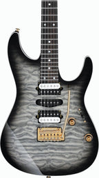 Ibanez AZ47P1QM BIB Premium Electric Guitar with Bag - Black Ice Burst