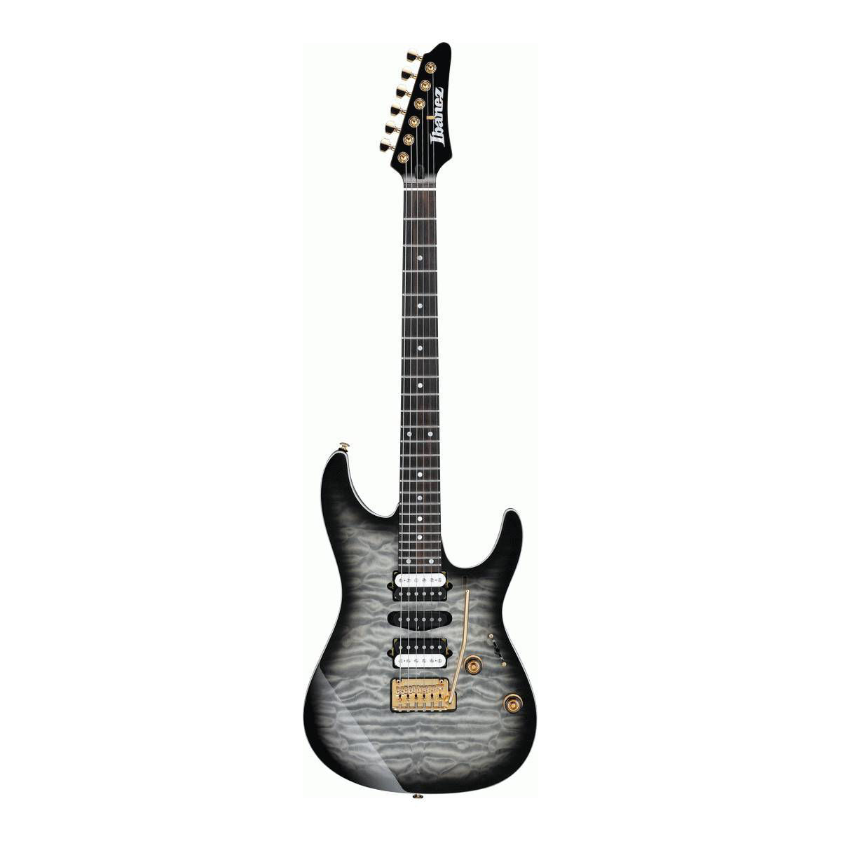 Ibanez AZ47P1QM BIB Premium Electric Guitar with Bag - Black Ice Burst