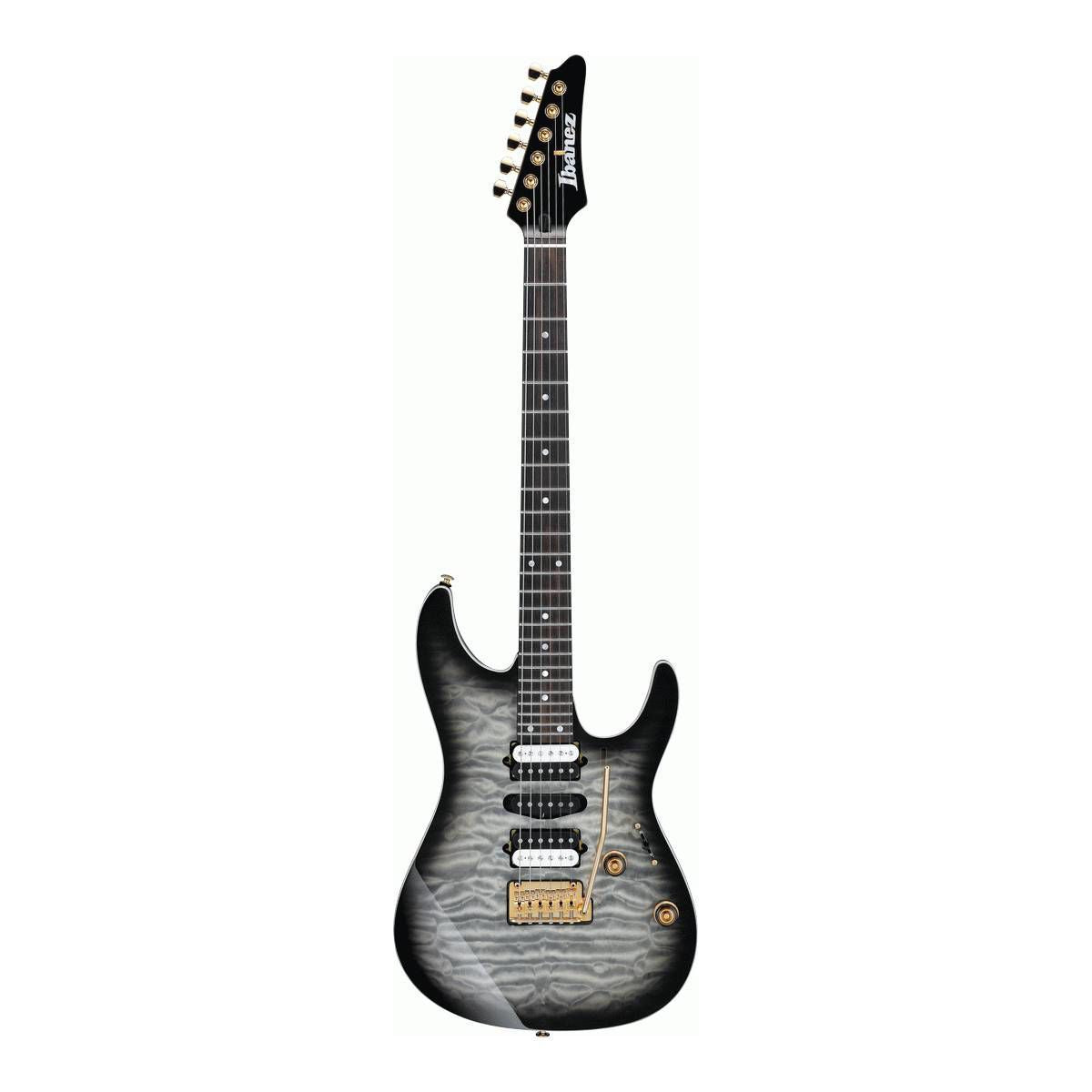 Ibanez AZ47P1QM BIB Premium Electric Guitar with Bag - Black Ice Burst