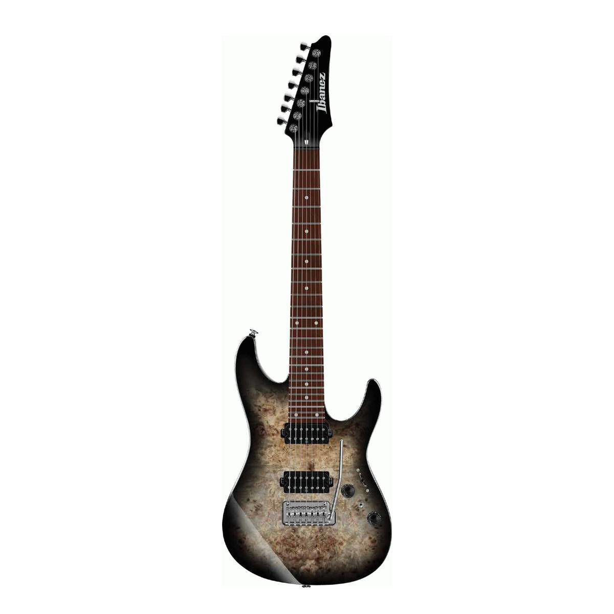 Ibanez AZ427P1PB CKB Premium Electric Guitar with Bag in Charcoal Black Burst