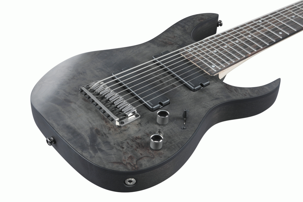Ibanez RG9PB 9- string Electric Guitar in Transparent Gray Flat