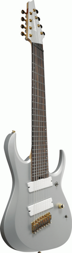 Ibanez RGDMS8 Electric Guitar in Classic Silver Metallic