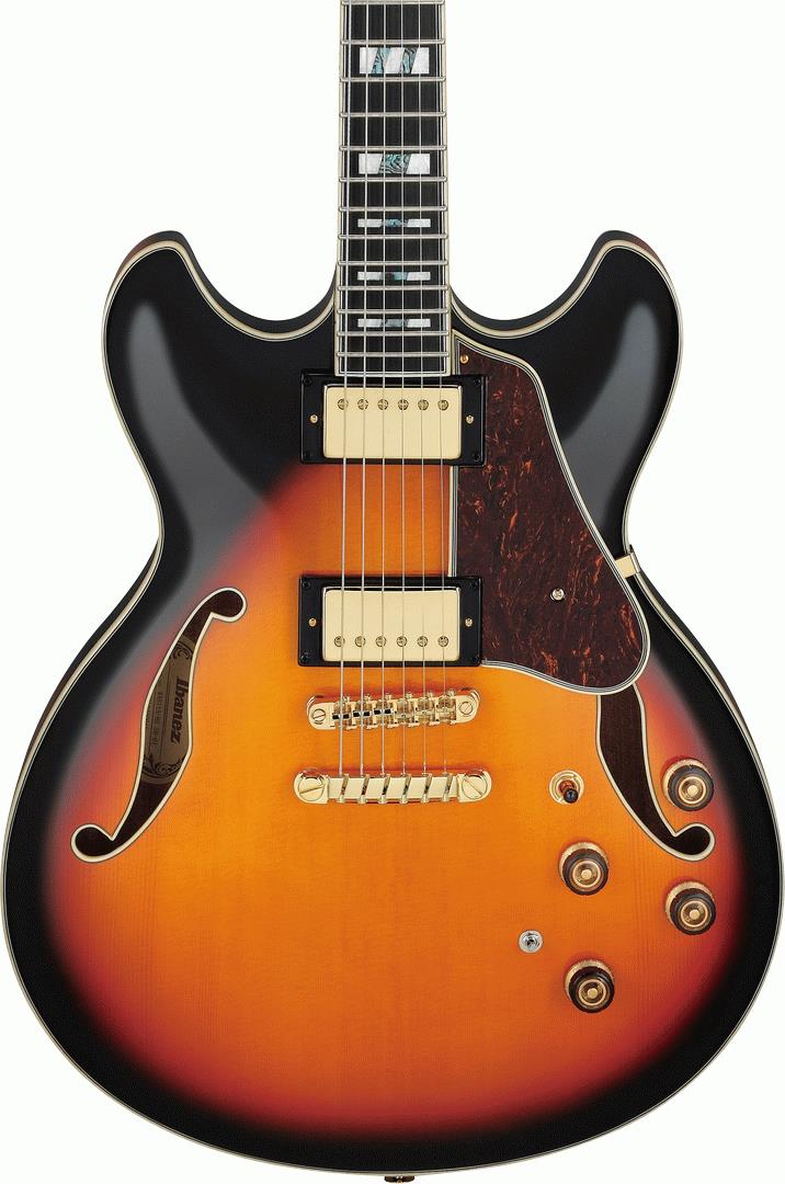 Ibanez AS113 BS Electric Guitar with Case