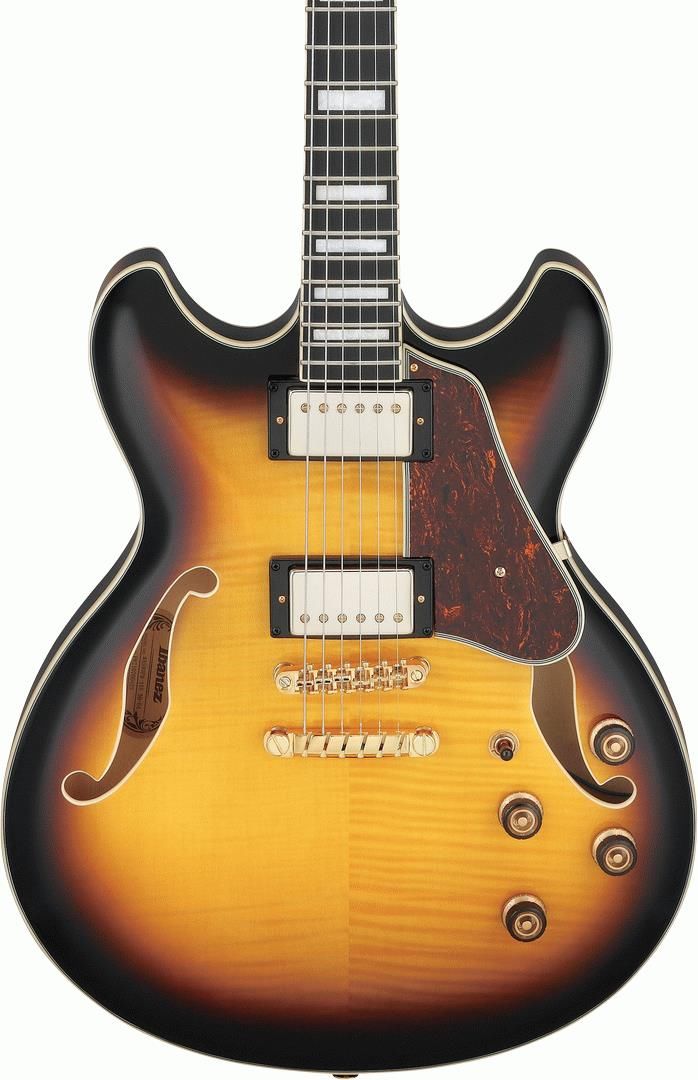 Ibanez AS93FM AYS Electric Guitar - Antique Yellow Sunburst