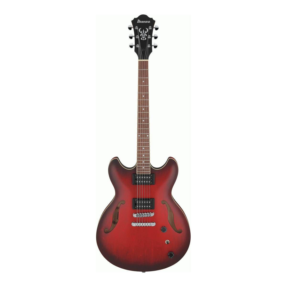 Ibanez AS53 SRF Electric Guitar - Sunburst Red Flat