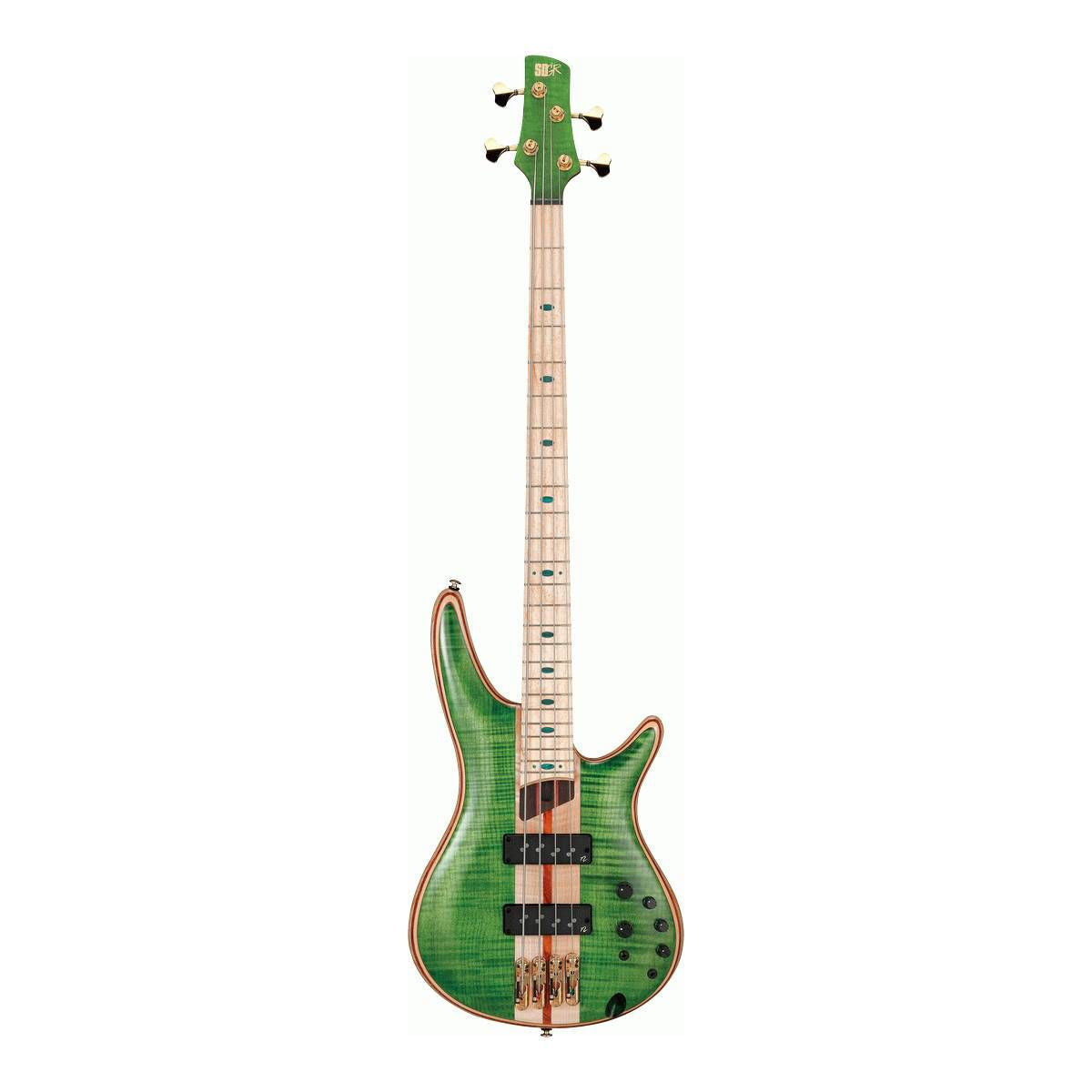 Ibanez SR4FMDX EGL Premium Electric Bass with Bag - Emerald Green Low Gloss