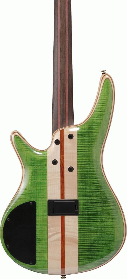 Ibanez SR4FMDX EGL Premium Electric Bass with Bag - Emerald Green Low Gloss