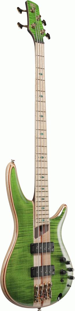 Ibanez SR4FMDX EGL Premium Electric Bass with Bag - Emerald Green Low Gloss
