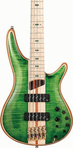 Ibanez SR5FMDX EGL Premium Electric Bass Guitar with Bag - Emerald Green Low Gloss