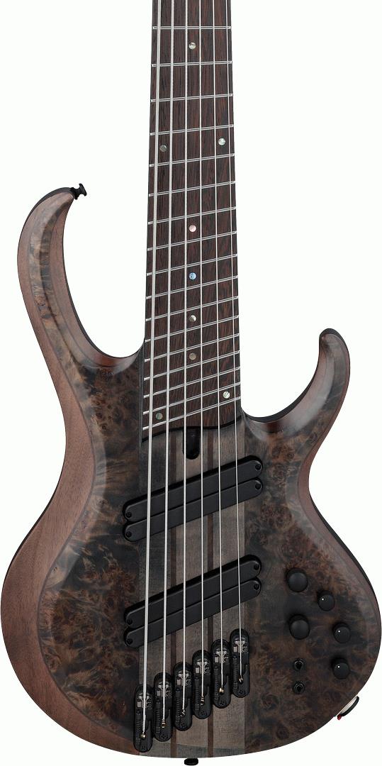 Ibanez BTB806MS TGF Electric Bass Guitar - Transparent Gray Flat