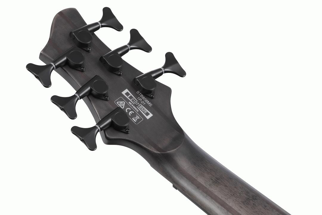 Ibanez BTB806MS TGF Electric Bass Guitar - Transparent Gray Flat