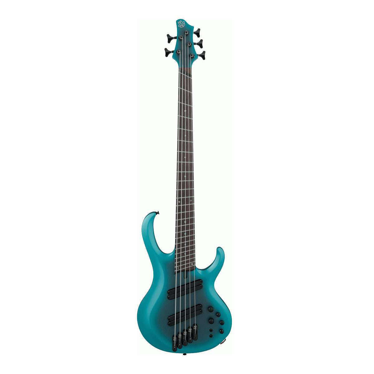 Ibanez BTB605MS CEM Electric Bass Guitar - Cerulean Aura Burst Matte