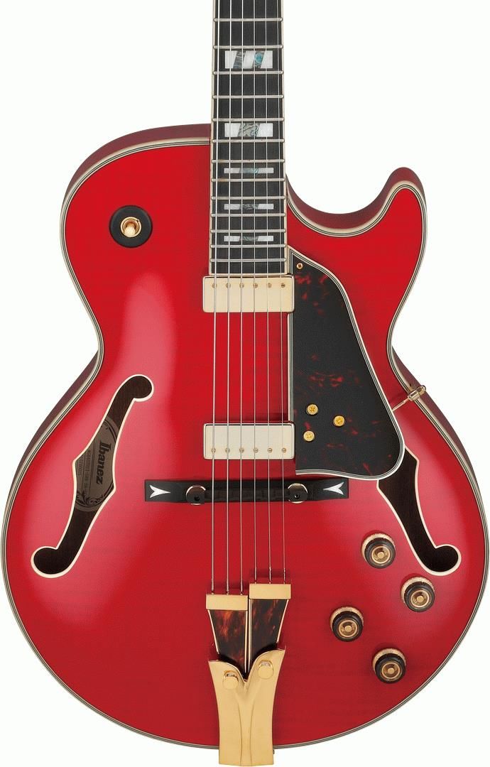 Ibanez GB10SEFM SRR George Benson Electric Guitar with Case - Sapphire Red