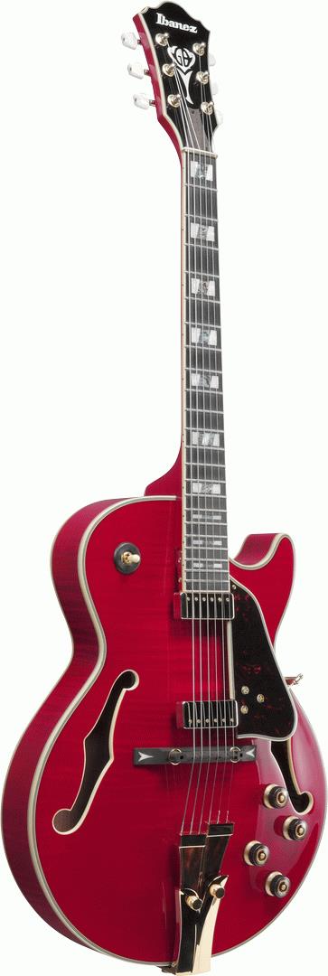 Ibanez GB10SEFM SRR George Benson Electric Guitar with Case - Sapphire Red
