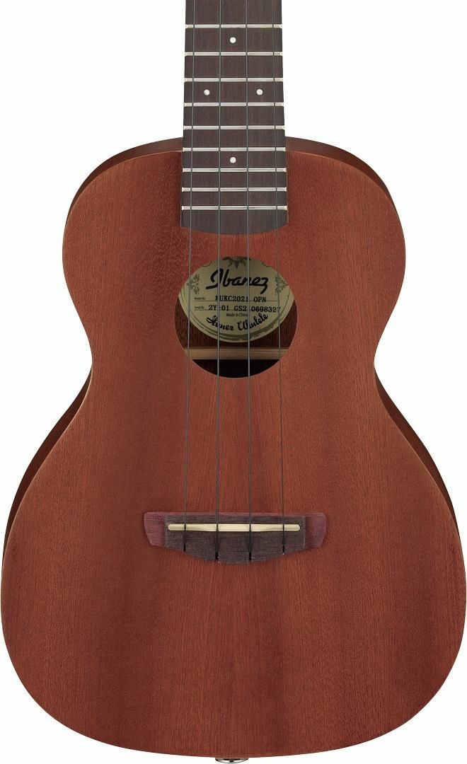 Ibanez UKC100 OPN Concert Ukulele - Open Pore Natural