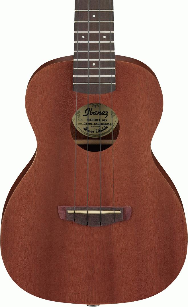 Ibanez UKC100 OPN Concert Ukulele - Open Pore Natural
