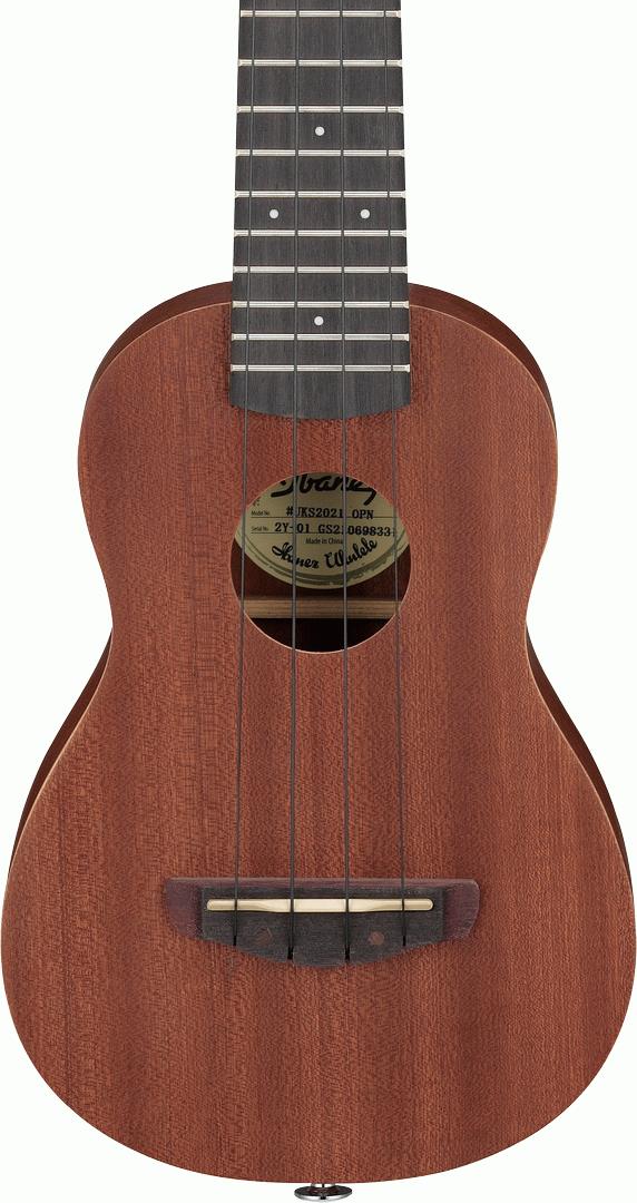Ibanez UKS100 OPN Soprano Ukulele - Open Pore Natural