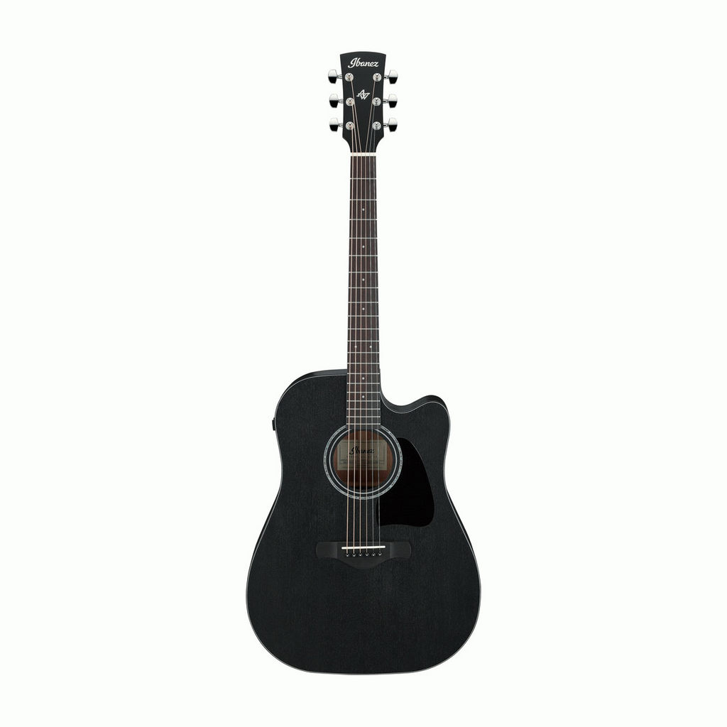 Ibanez AW1040CE All Solid Acoustic Guitar in Weathered Black