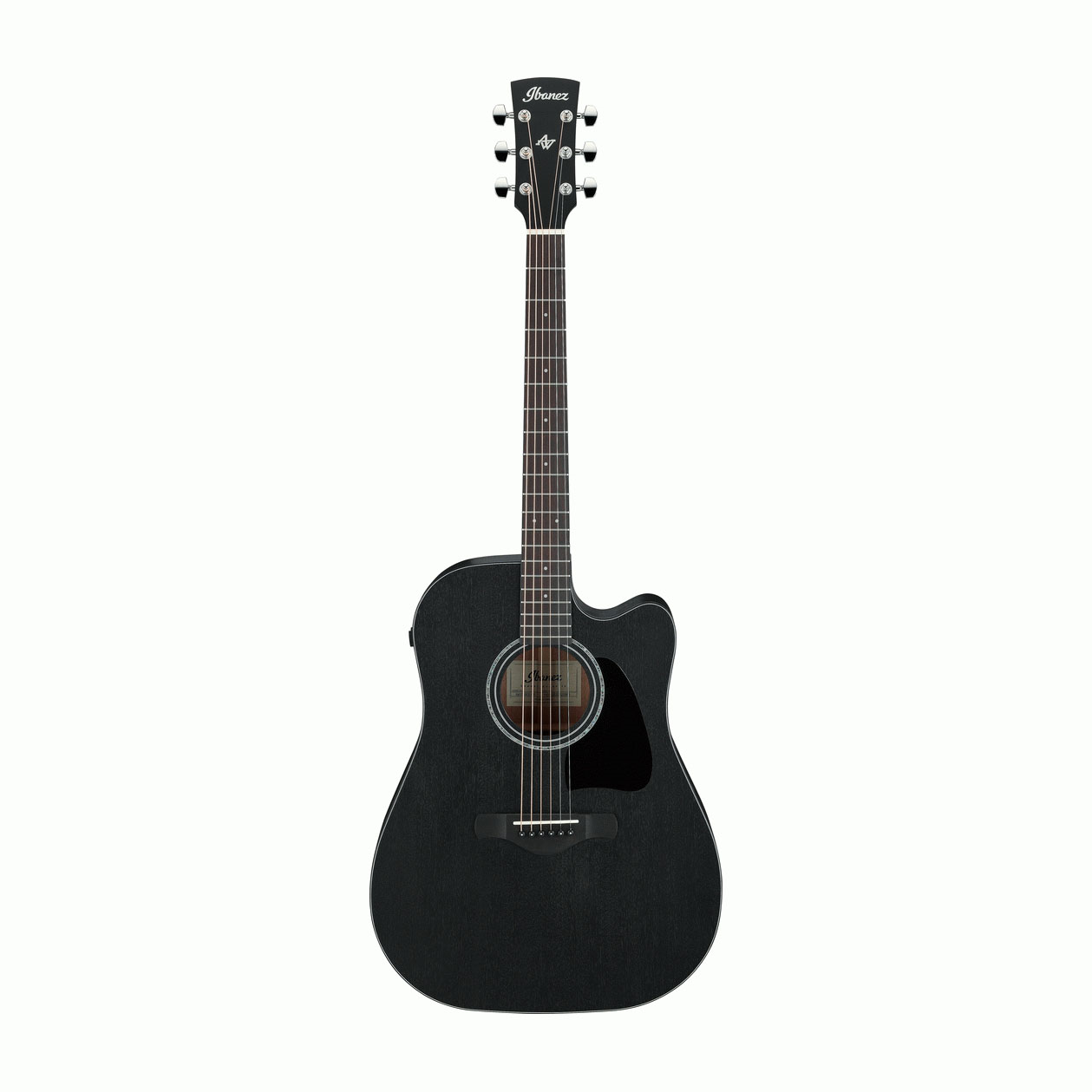 Ibanez AW1040CE All Solid Acoustic Guitar in Weathered Black