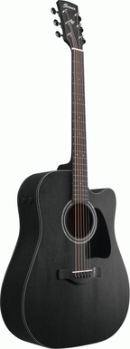 Ibanez AW1040CE All Solid Acoustic Guitar in Weathered Black