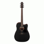 Ibanez AAD190CE Acoustic Guitar in Weathered Black Open Pore