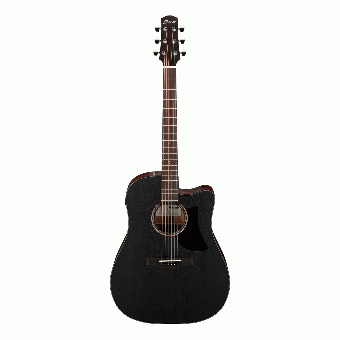 Ibanez AAD190CE Acoustic Guitar in Weathered Black Open Pore
