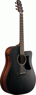Ibanez AAD190CE Acoustic Guitar in Weathered Black Open Pore