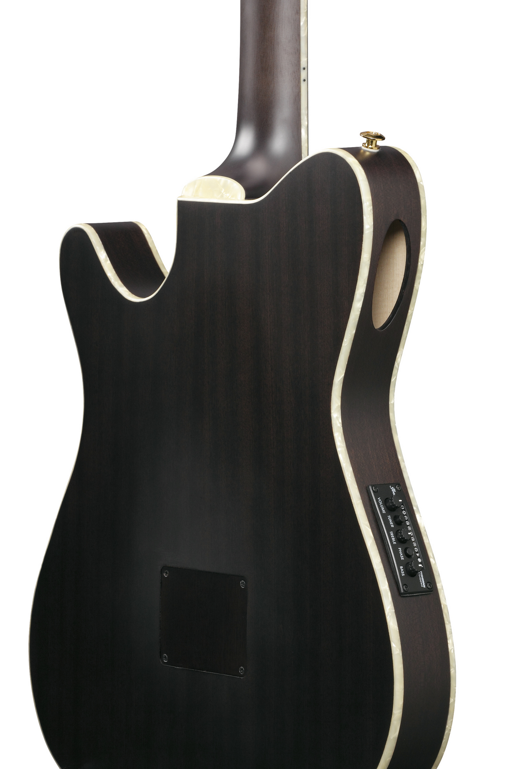 Ibanez Tim Henson TOD10N signature classical electric guitar with a sleek black finish and modern electric guitar design.