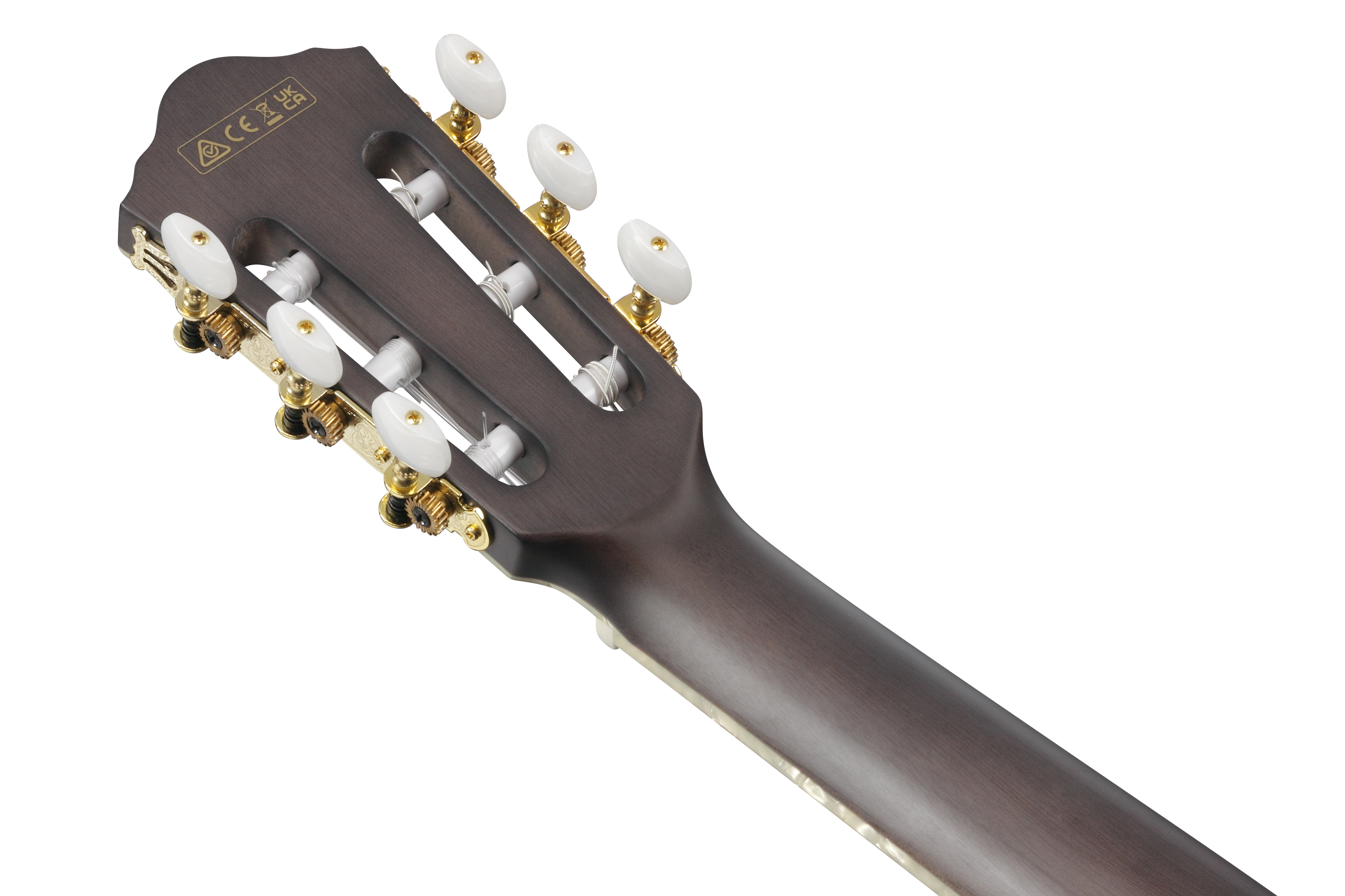 Ibanez Tim Henson TOD10N signature classical electric guitar with a sleek design and natural wood finish.
