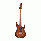 Ibanez AZ2407F Prestige Electric Guitar in Brownish Sphalerite with Case