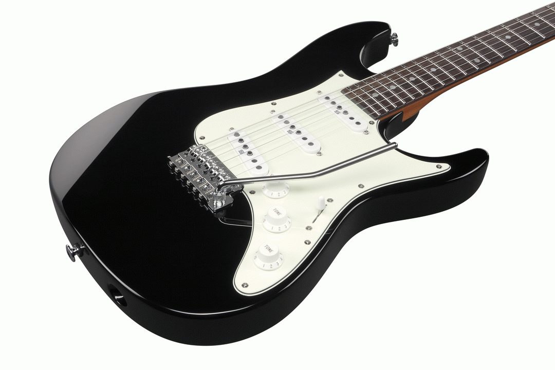 Ibanez AZ2203N Prestige Electric Guitar in Black with Case