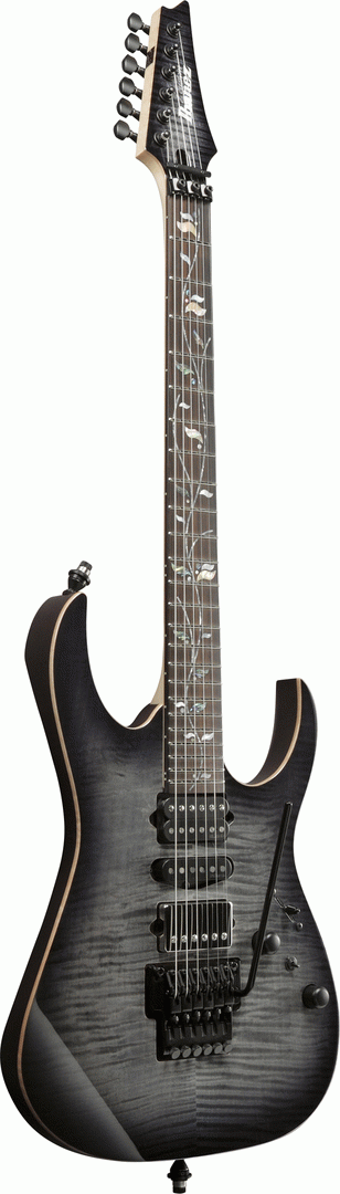 Ibanez RG8870 J-Custom Electric Guitar in Black Rutile with Case